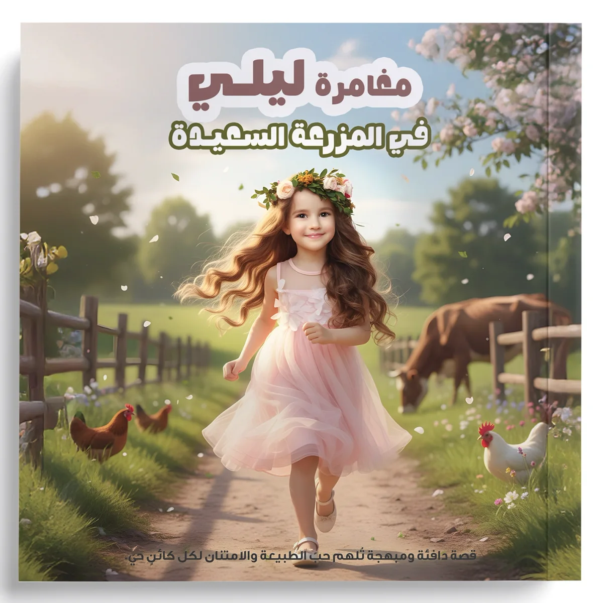 غلاف قصة مغامرة ليلي في المزرعة السعيدة